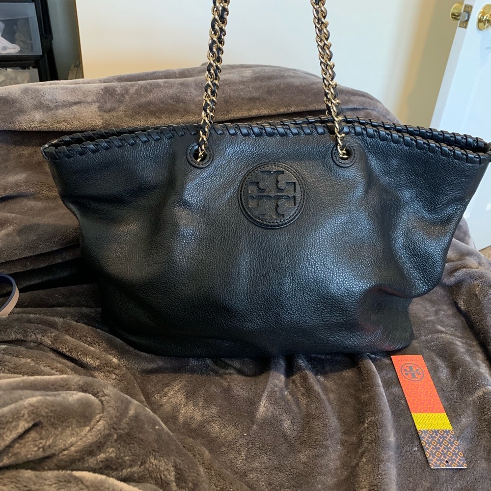 💜SOLD💜Tory Burch — Marion East-West Tote Bag